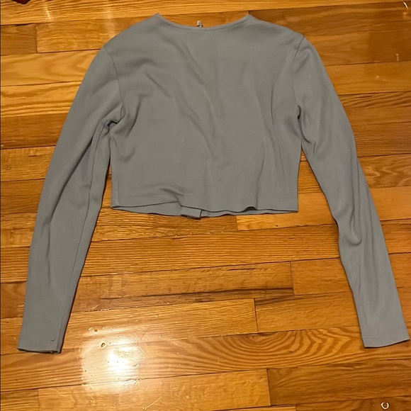 Women's Blue Button-Up Top - Picture 2 of 2